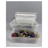 Small Tote with Wrenches and Screwdrivers
