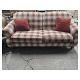 Broyhill Prestige Plaid Couch