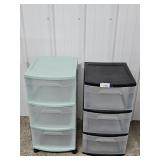 Sterilite 3 Drawer Plastic Organizer (2)
