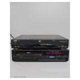 VHS PLAYER POWERS ON