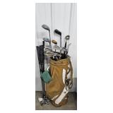Golf Clubs and Golf Bag