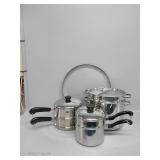 Martha Stewart Stock & Steamer Pot, Double Broiler