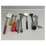 Break Spring Pliers, Angled Mirror