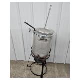 Large Stock Pot with Propane Powered Cooking Stand