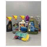Assorted Car Cleaner, sponges