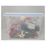 Small Tote With Christmas Decorations