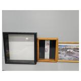 Shadow Boxes(2), House in Winter Framed Painting