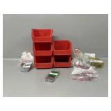 Stackable Plastic Storage Bins (8)