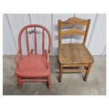 Kids Wooden Rocking Chair, Kids Wooden Chair