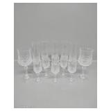 Champagne, Cordial & Water Glasses