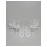 6-Hi-Ball Glasses, 4-Wine Glasses