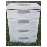 Sterilite 4 Drawer Plastic Storage