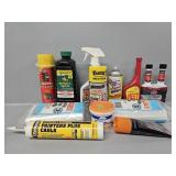 Insulating Foam Sealant, Plastic Drop Cloth,