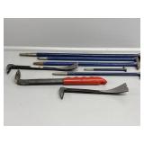 Rolling Head Pry Bars, Claw Bars