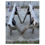 Wooden Sawhorses(2)