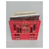 38 Records in A Red Crate