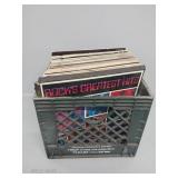 36- Vinyl Records in A Milk Crate