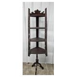 Wooden Stand with Shelves