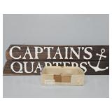 Captains Quarters Sign, Mens Watch Pieces