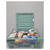 Painters Tape, Sand Paper, Roller, Tub and Sink