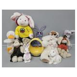 Easter Stuffed Animals, Ceramic Bunnies