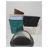 Trash Bins, Plastic Basket, Trash Can Cover