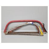 3 Bow Saws Assorted Sizes