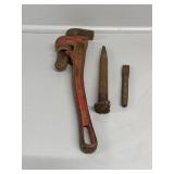 Pipe Wrench, Chisel