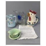 General Motors Glass Pitcher, Chicken Pitcher (