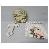 "Beloved" Stone, Morning Prayer Cross Stone, W