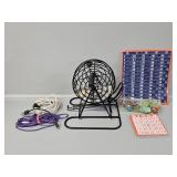 Metal bingo Cage Set, Phone Cable & Masks