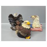 Johnathon Byron Eagle on flag
