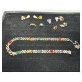 Panther chain Multi Gems necklace
