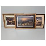 Framed Artwork-Evening Solitude, Surprise &Friends