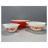 Pyrex Friendship Cinderella Pattern Bowls,