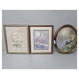 3 Framed Pictures