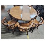Wooden Table with 6 Chairs