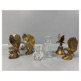 Hampshire Genuine Silverplated Eagle Sculptures