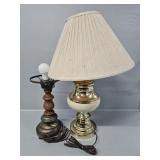 2 Table Lamps Not Matching