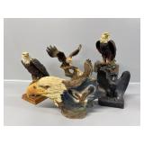 Several Eagle Statues
