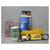 Poly Twine, Sanding Belt, Bolts in Organizer,