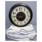 Sterling & Noble Wall Clock & Curtain Panel