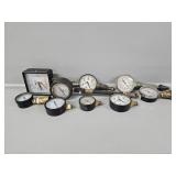 Various Analog Pressure Gauges