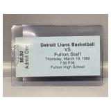 Mike Farr Unauthenticated Auto Detroit Lions