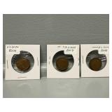 1943,1944 Canadian One Cent Coins