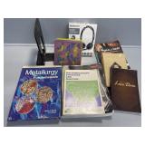 Book Ends, Books & Wireless Headset