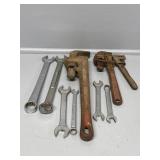 Pipe Wrenches, Combination Wrenches
