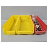Assorted Bolts, Plastic Organizers(3)