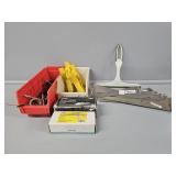 Shelf Brackets, Allen Wrenches, Brad Nails,