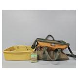 Bucketboss Tool Bag, Plastic Caddy, Sheet Metal